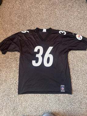 Vintage Reebok Jerome Bettis Pittsburgh Steelers NFL Team Replica Jersey XL